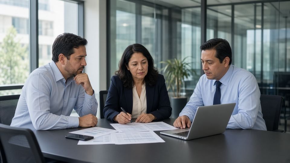 Ingeniero revisando la configuración de correo de un cliente